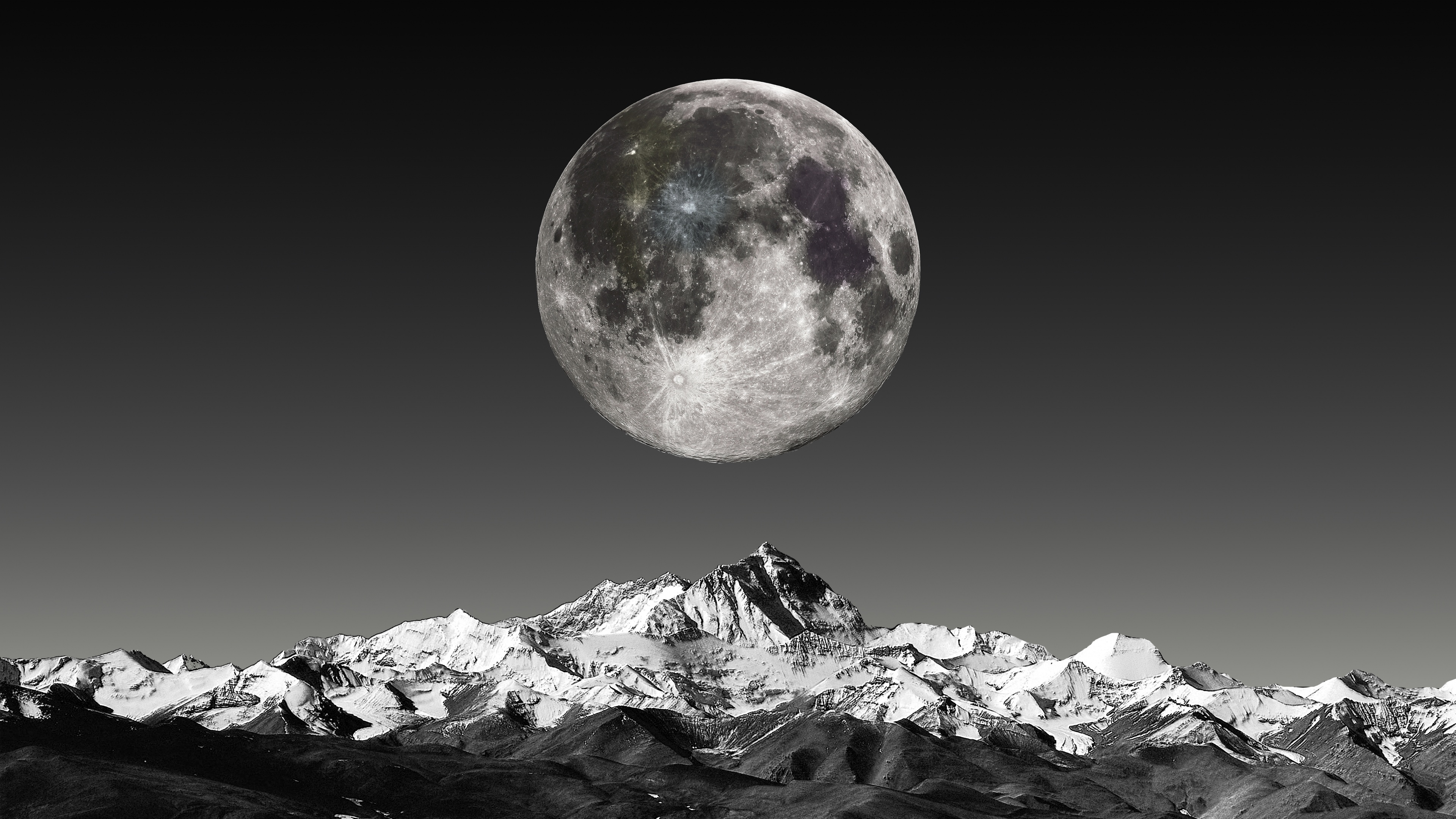 Moon 5K Wallpaper