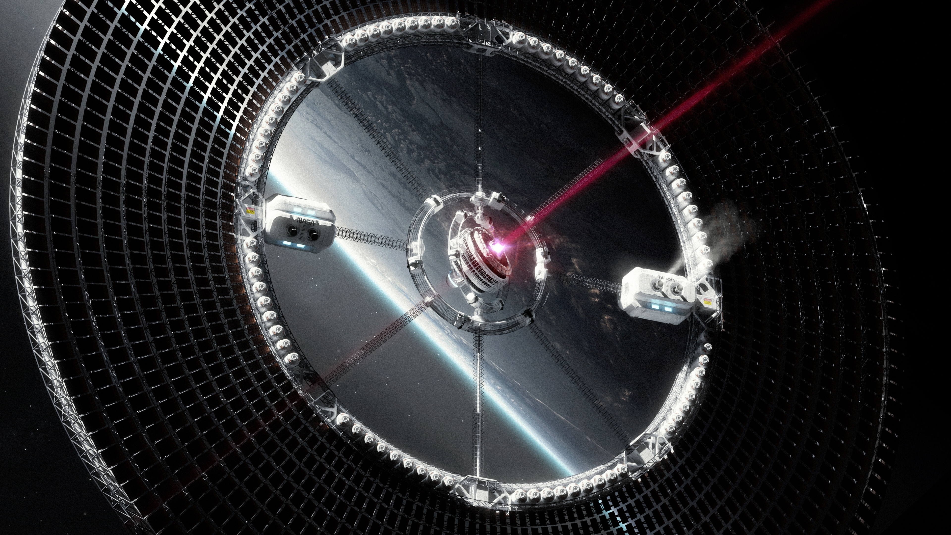 NASA Laser technology Wallpaper