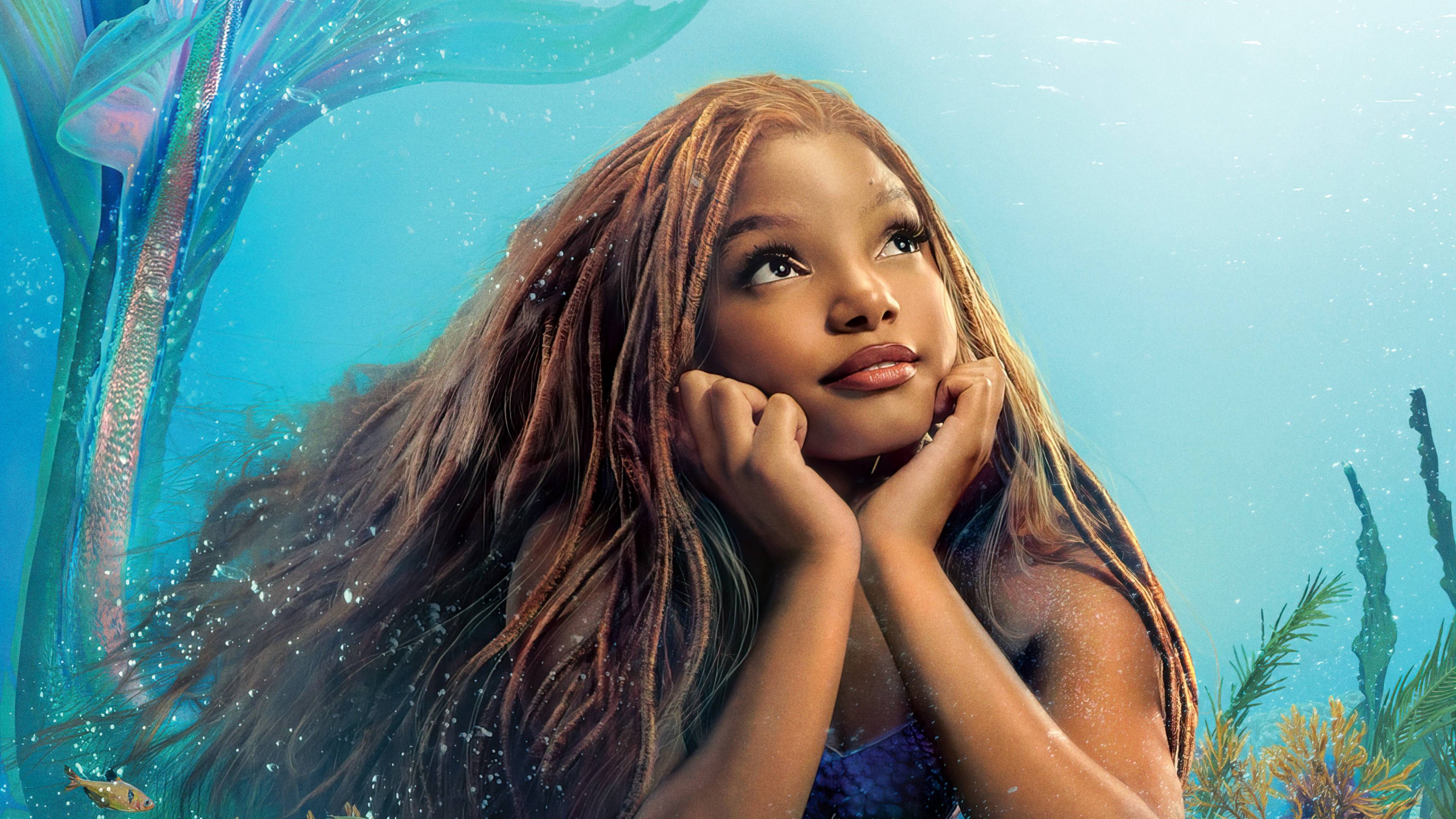 Halle Bailey as Ariel The Little Mermaid Wallpaper