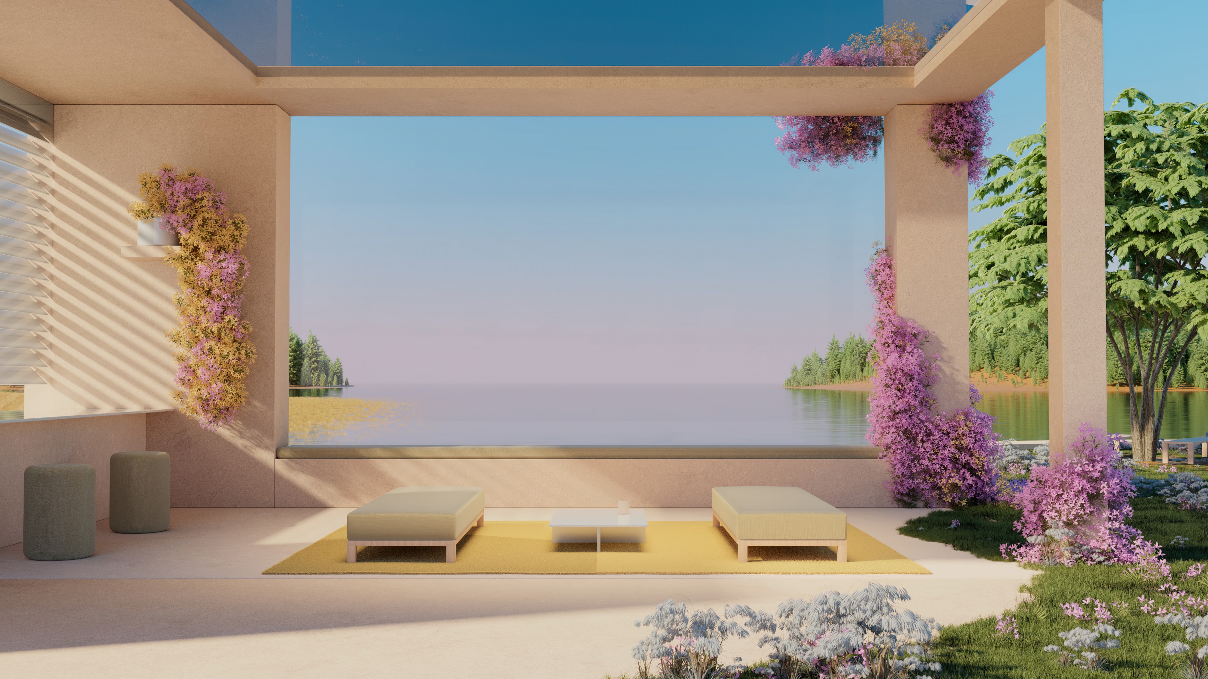 Modern architecture Outdoor Wallpaper