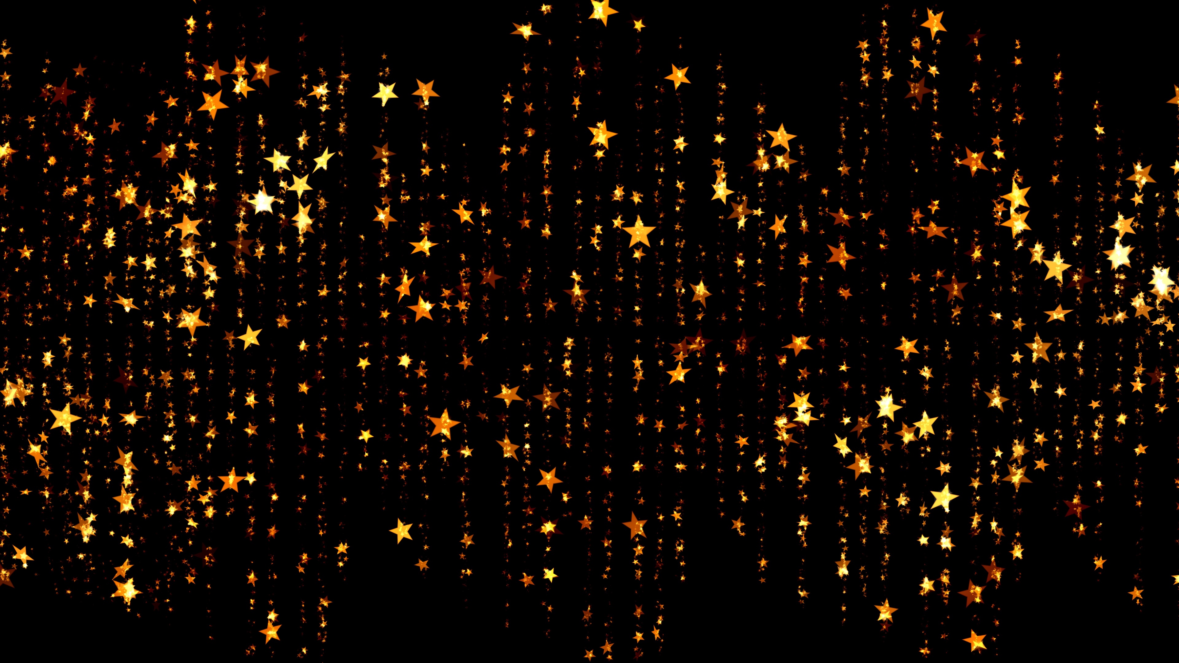 Christmas Stars Black background Wallpaper