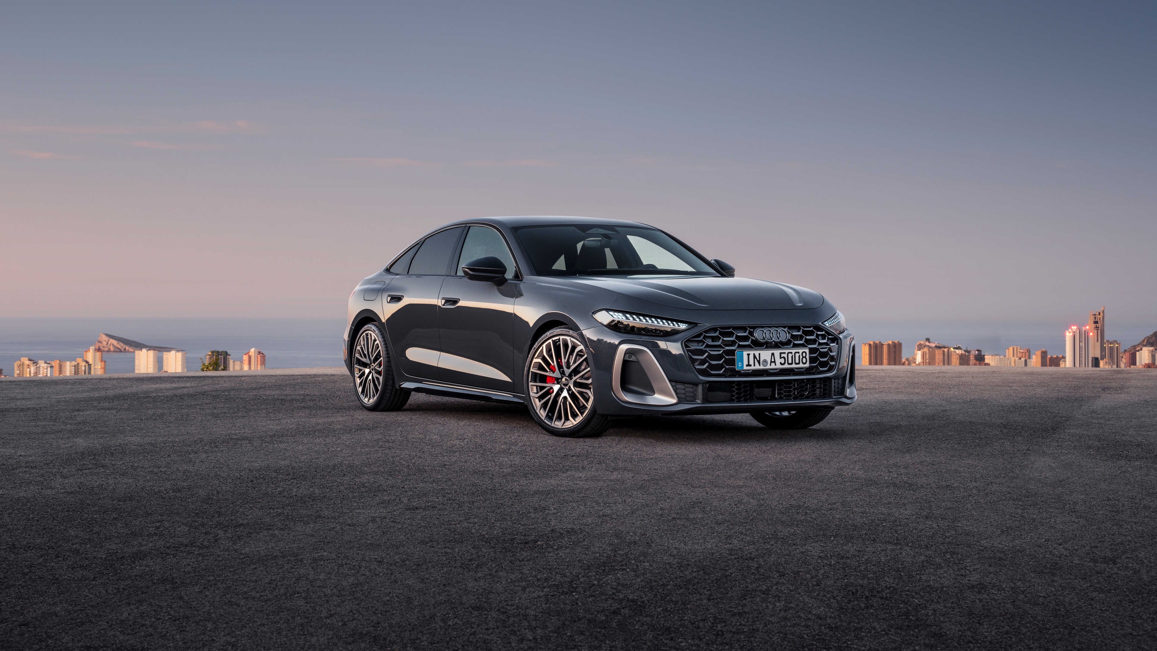 Audi A5 TFSI quattro S line 2024 Wallpaper