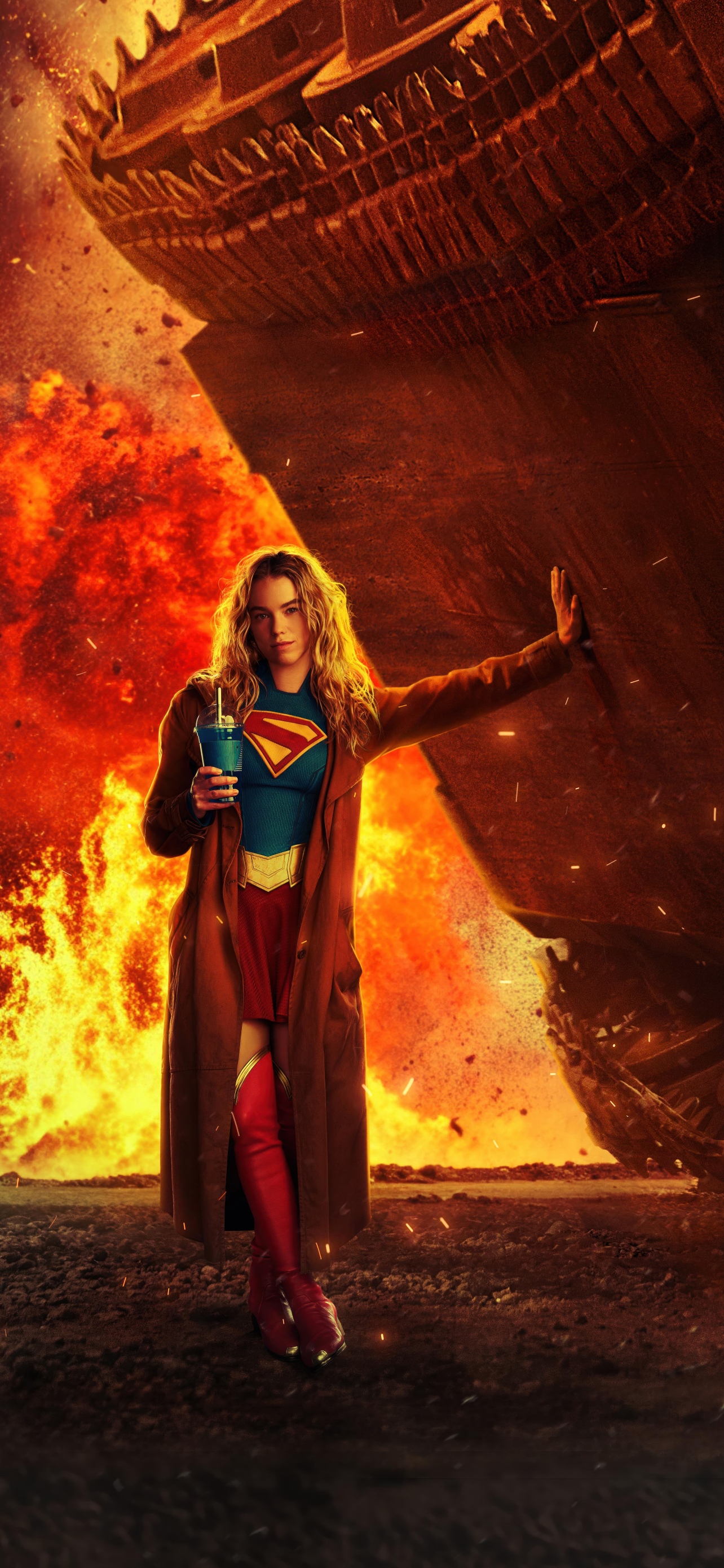 Supergirl (2026) Milly Alcock Wallpaper