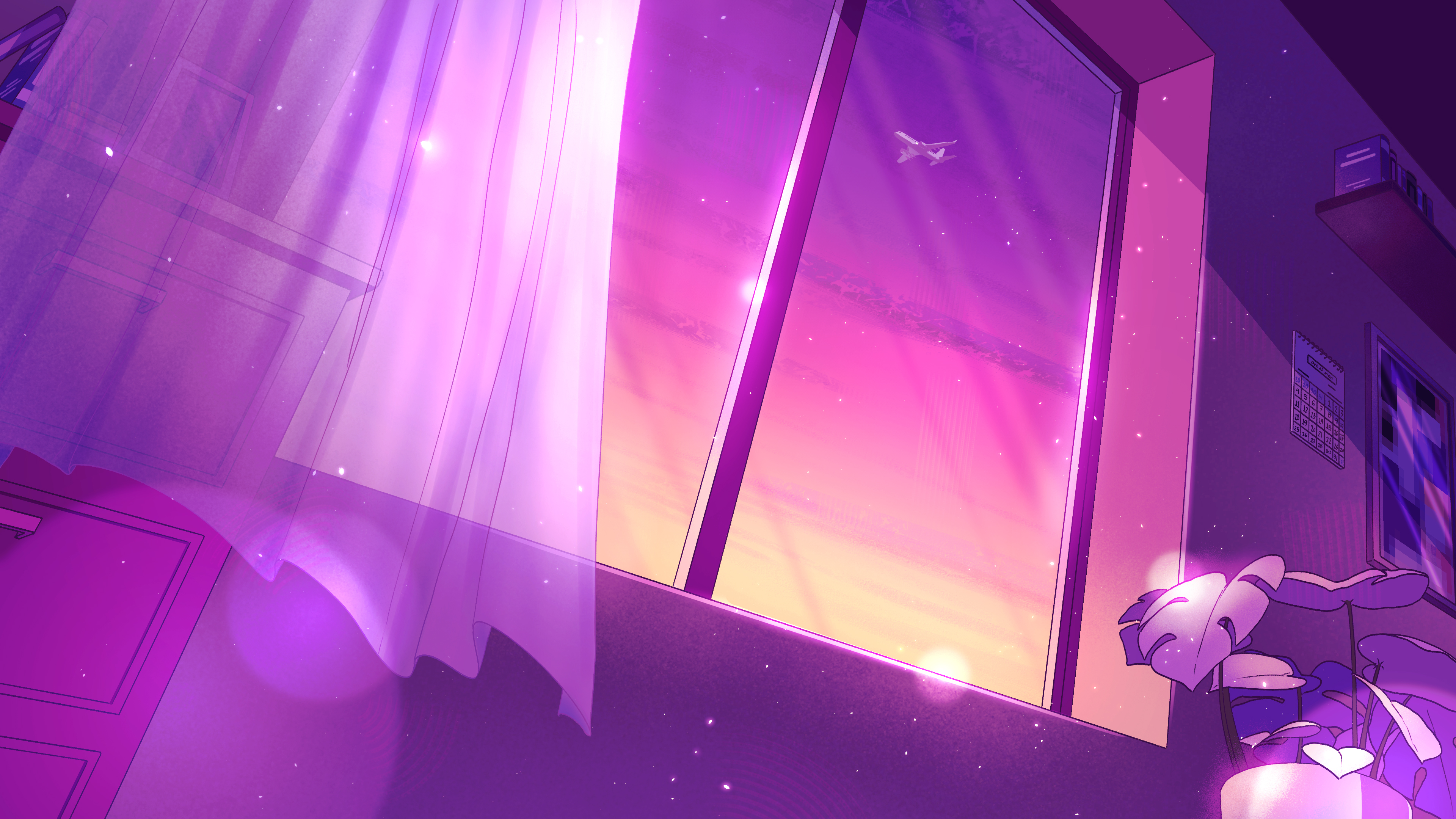 Lofi Pink aesthetic Wallpaper