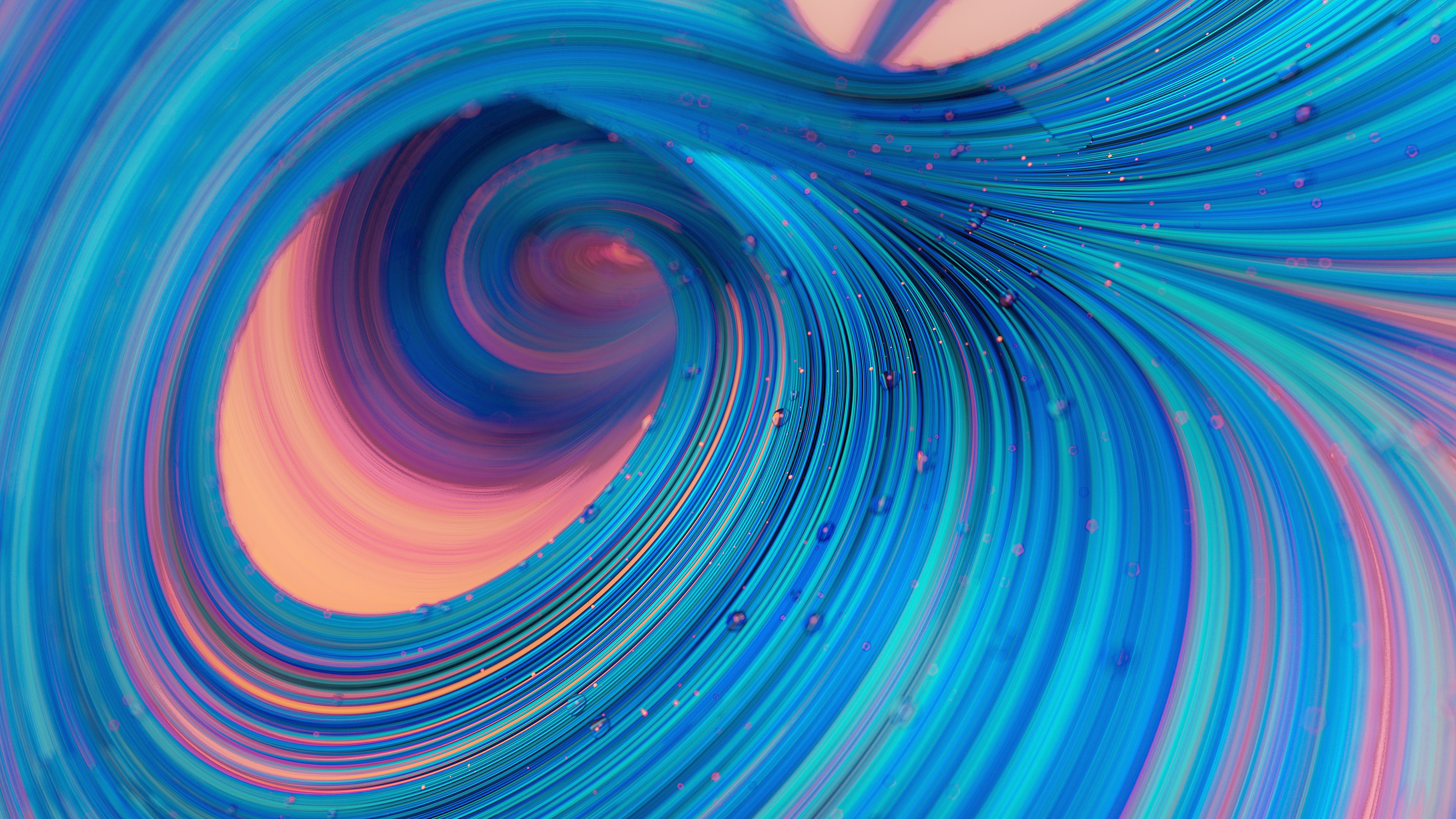 Droplets Macro Wallpaper