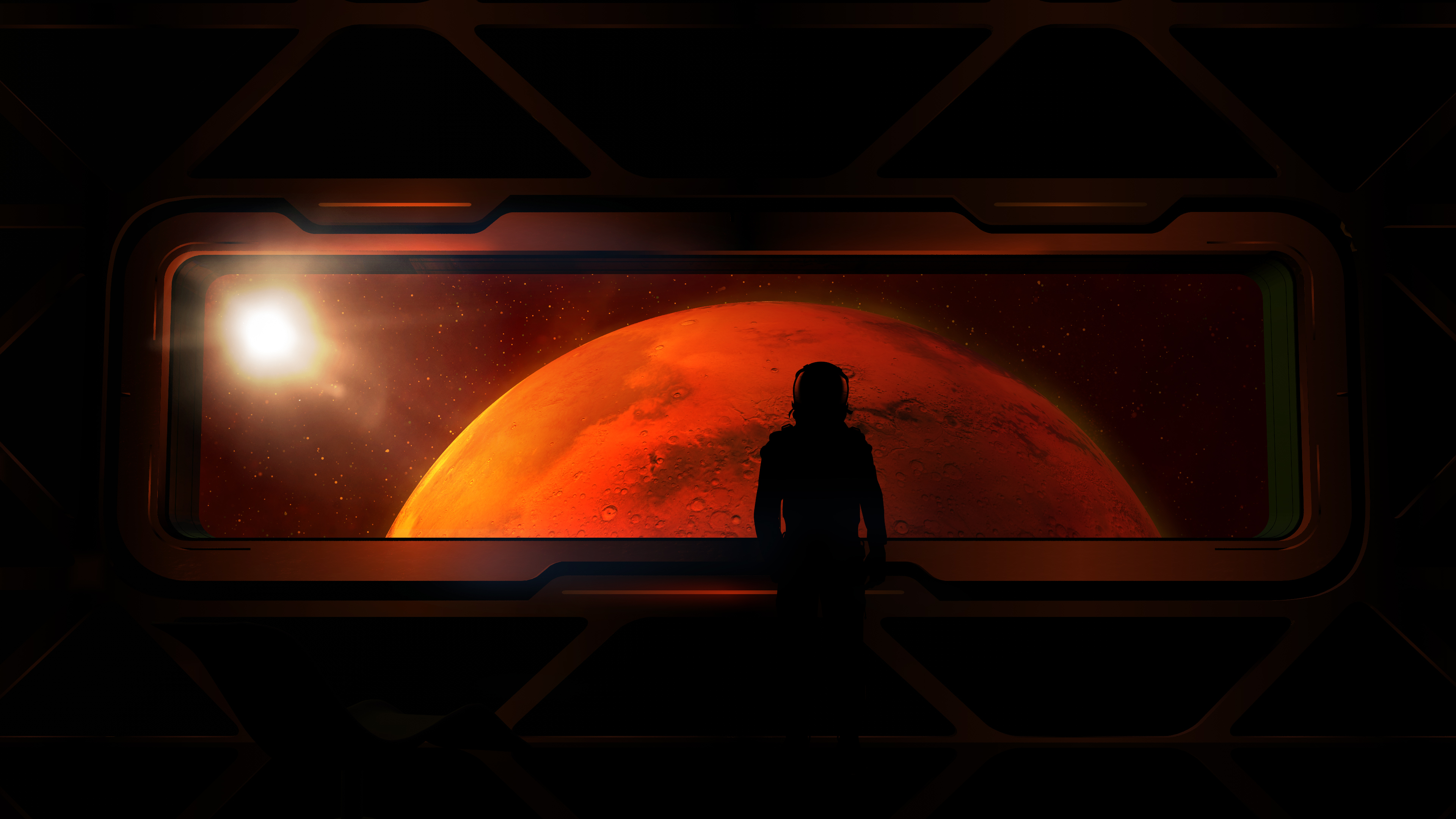 Astronaut Silhouette Wallpaper