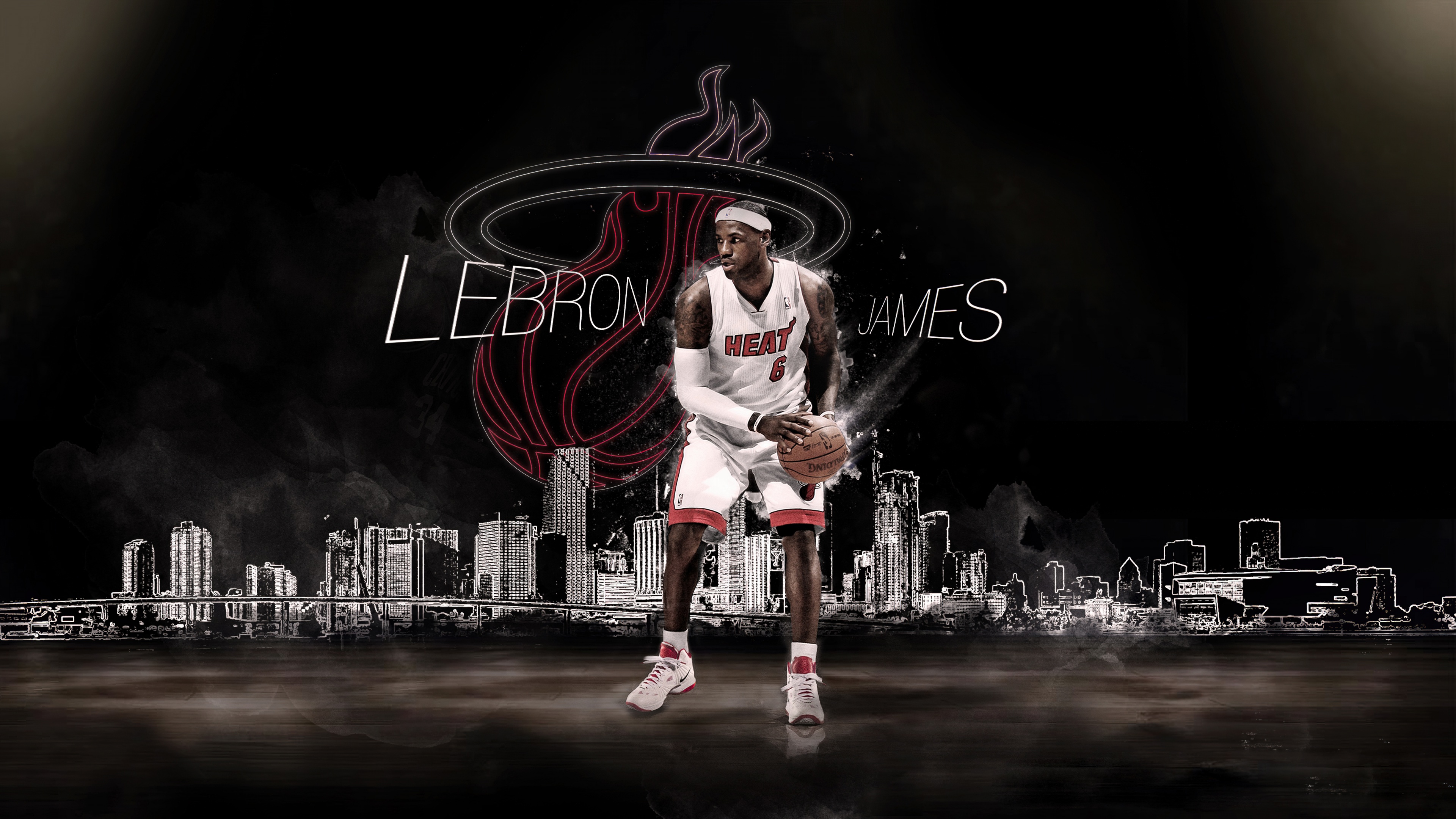 LeBron James Miami Heat Wallpaper