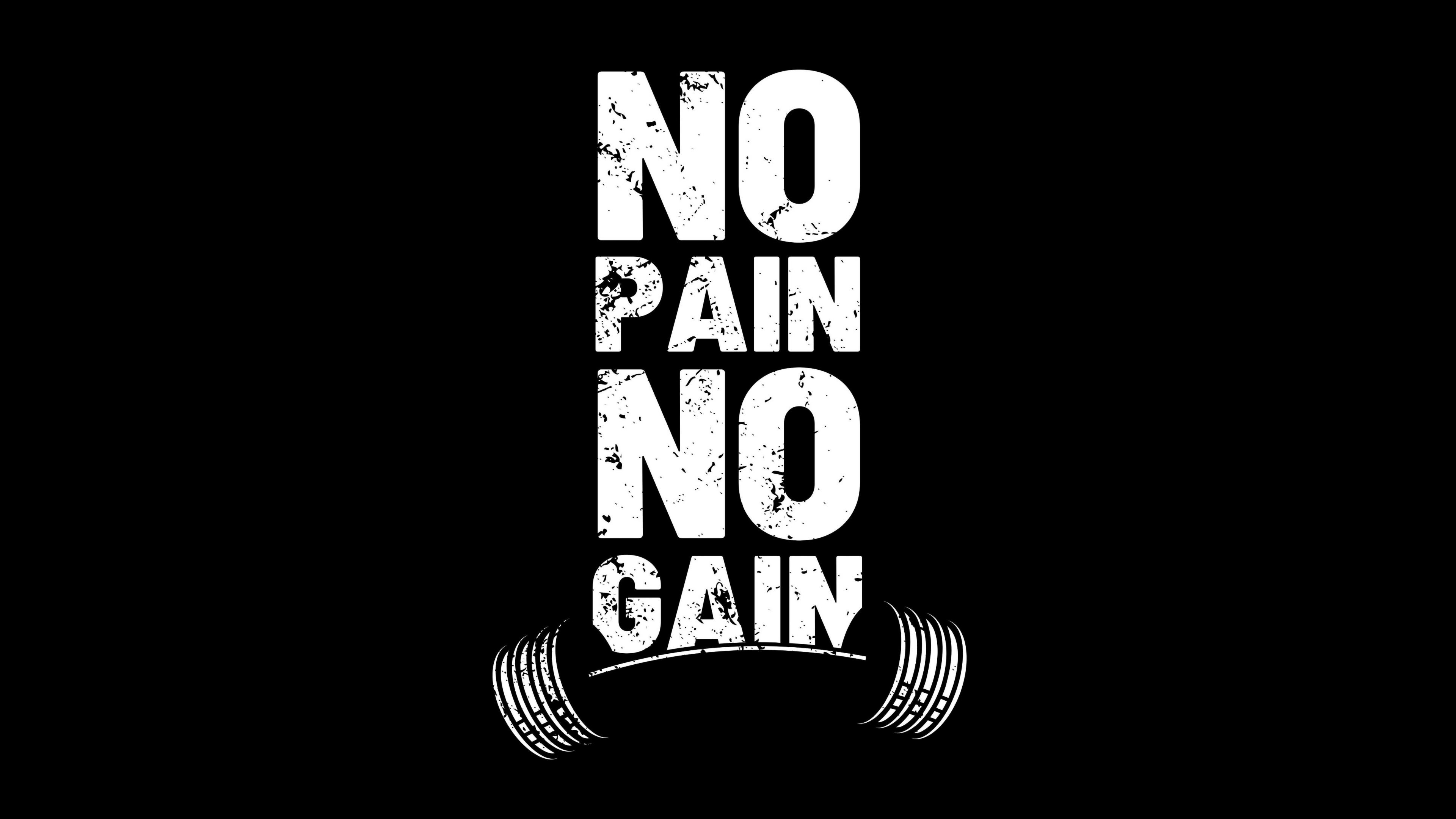 No pain No gain Inspiring Wallpaper