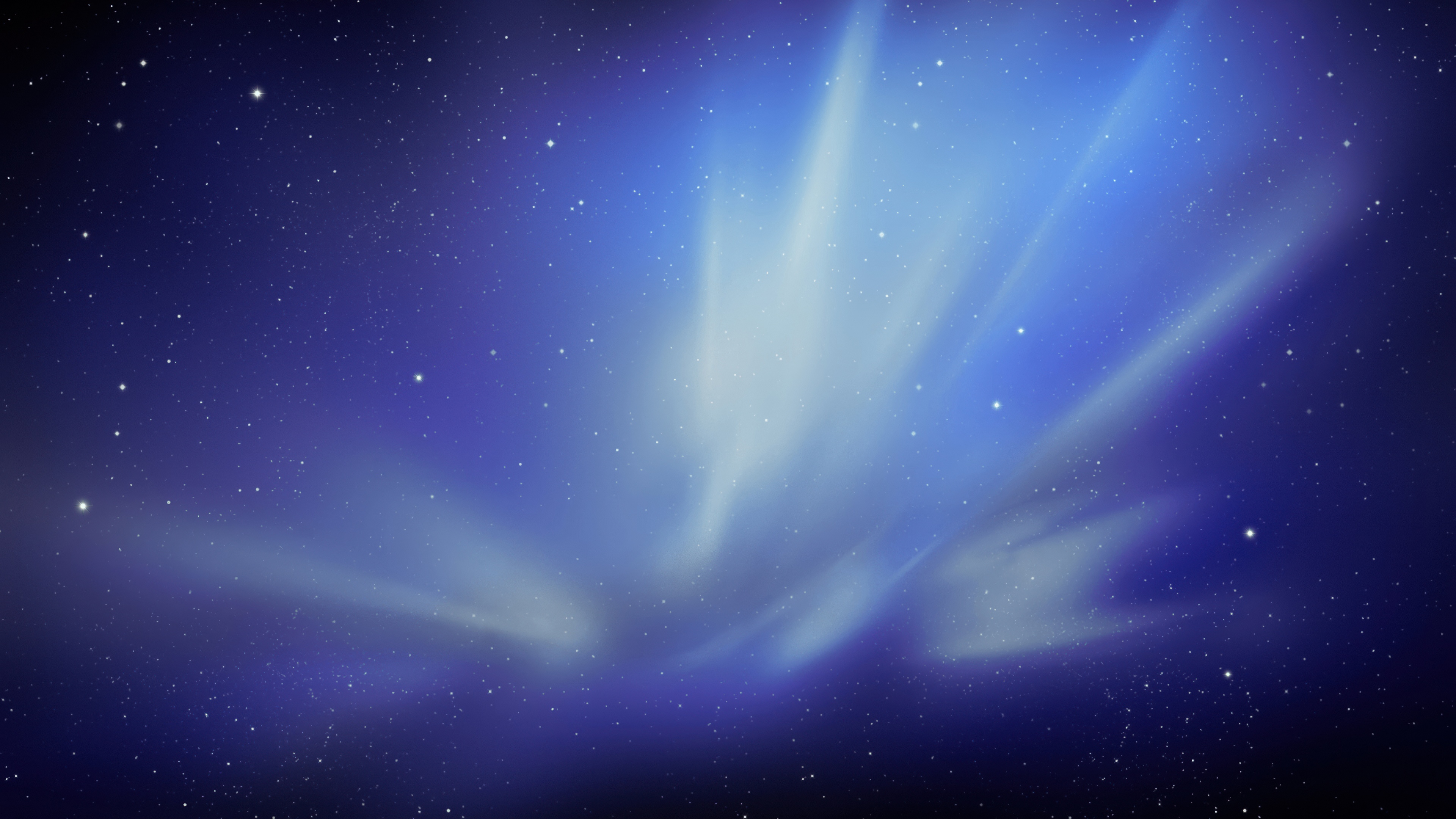 OS X Snow Leopard Aurora sky Wallpaper