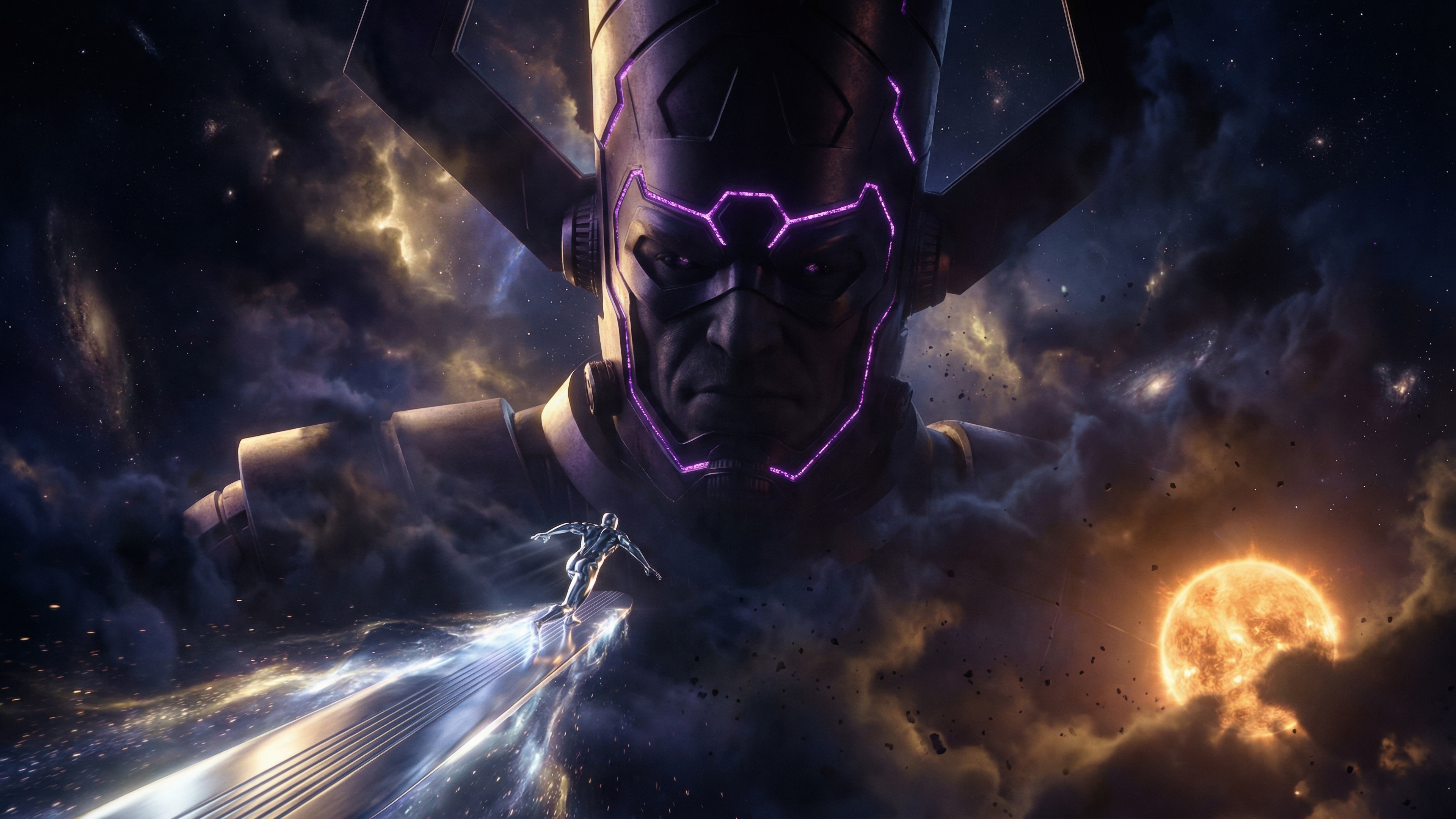 Galactus Silver Surfer Wallpaper