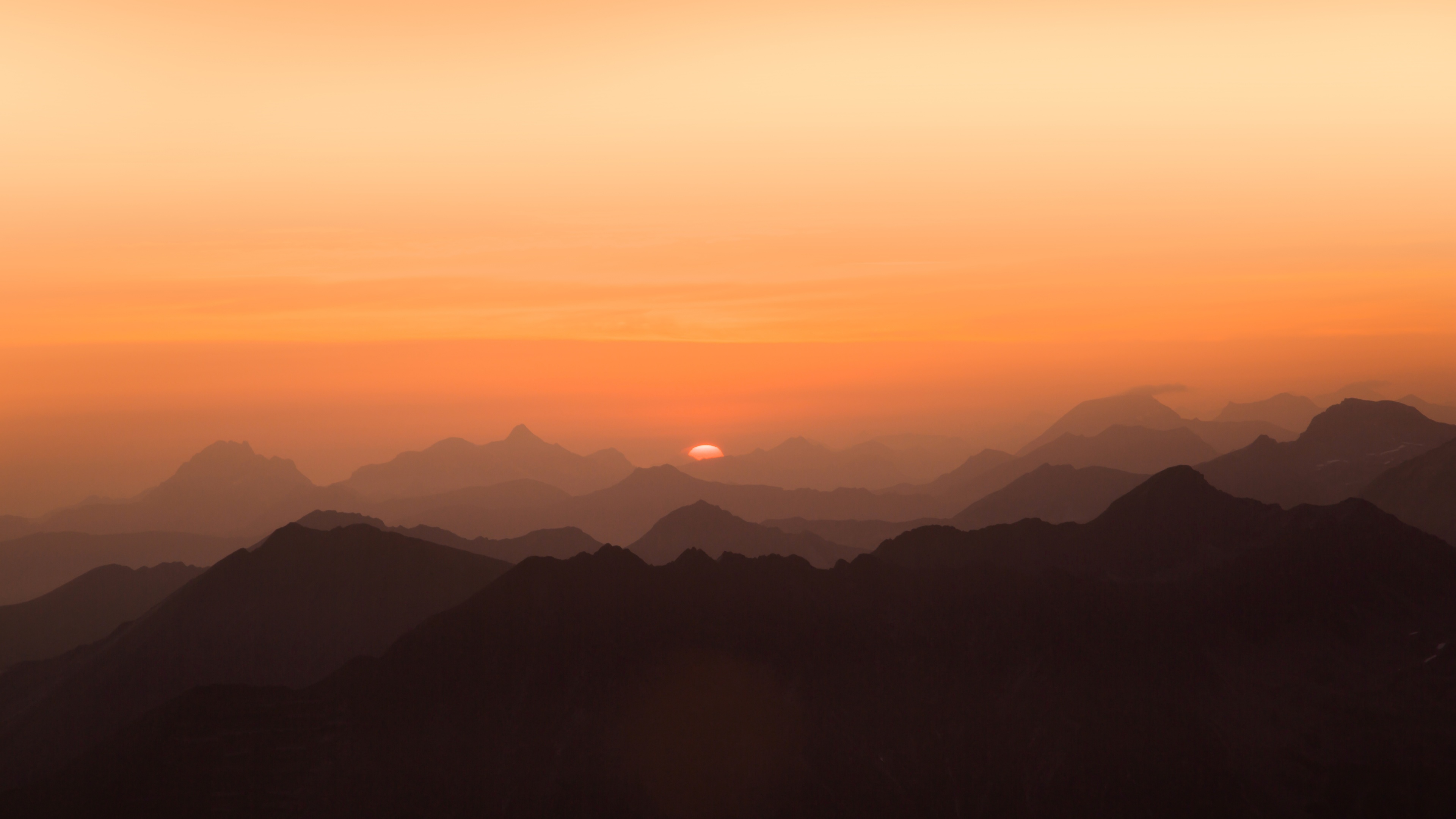 Sunset Mountains Wallpaper