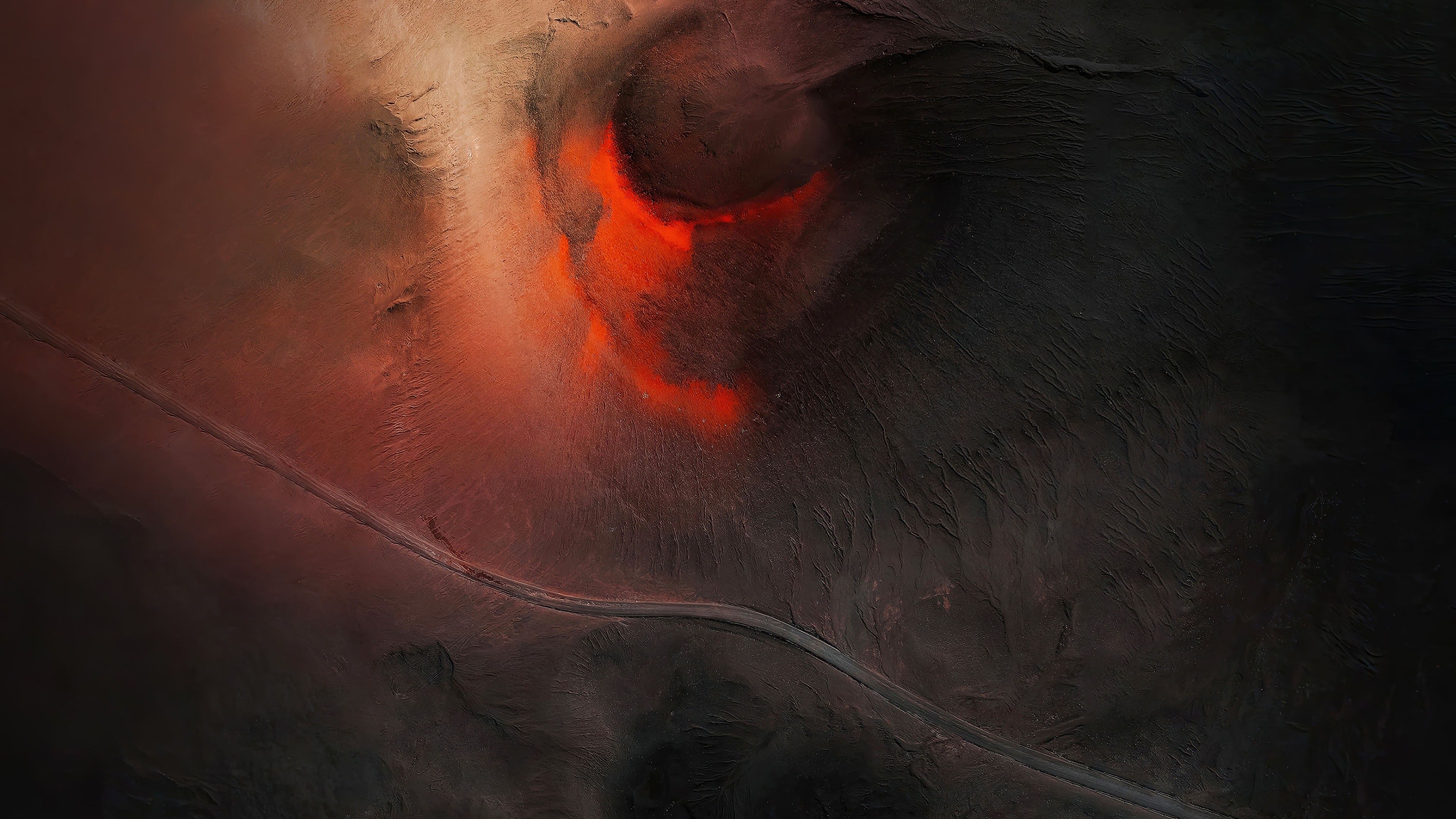 Volcanic Landscape Wallpaper
