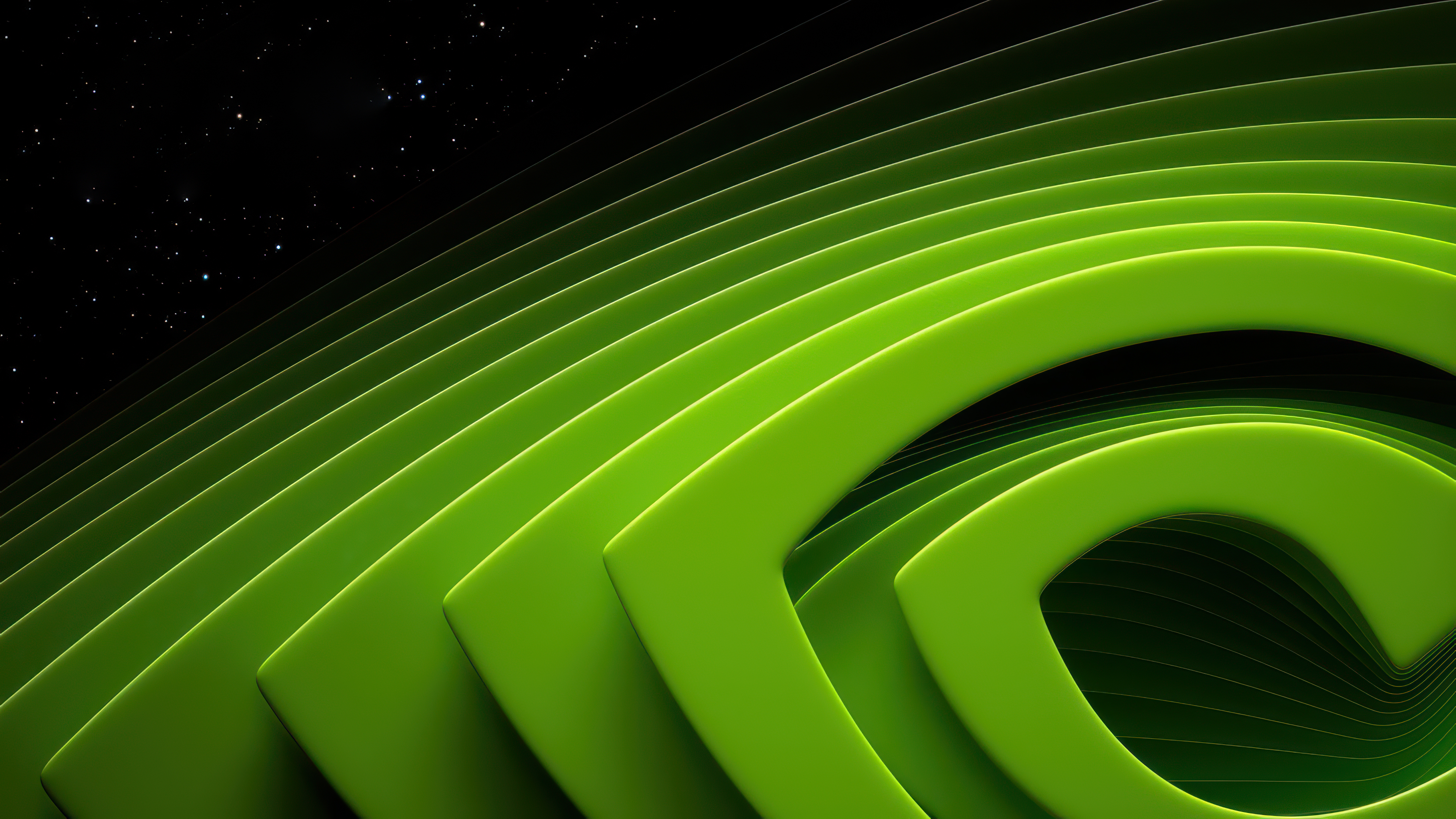 Nvidia Logo Futuristic Wallpaper