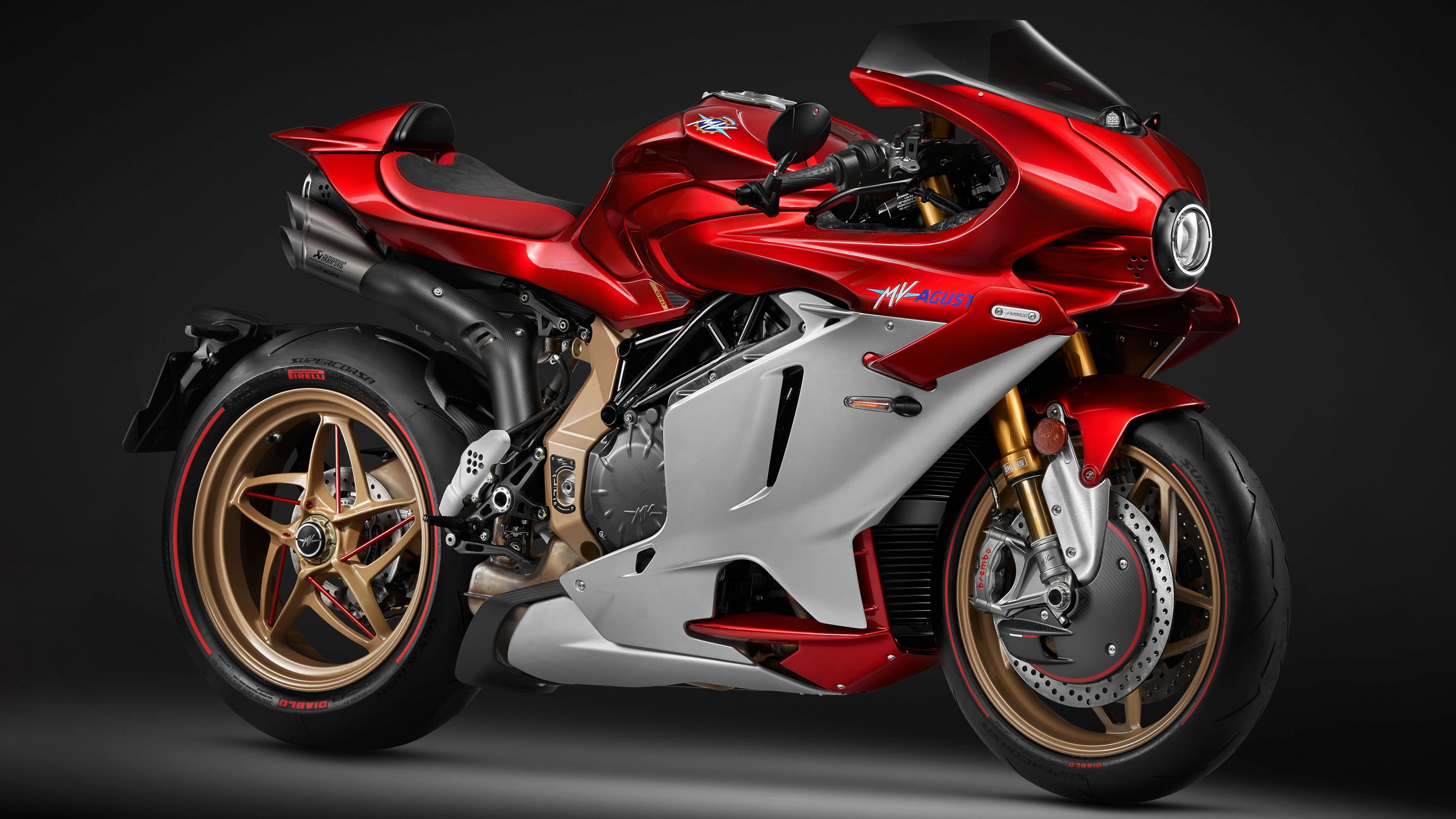 MV Agusta Superveloce 1000 Serie Oro 5K Wallpaper