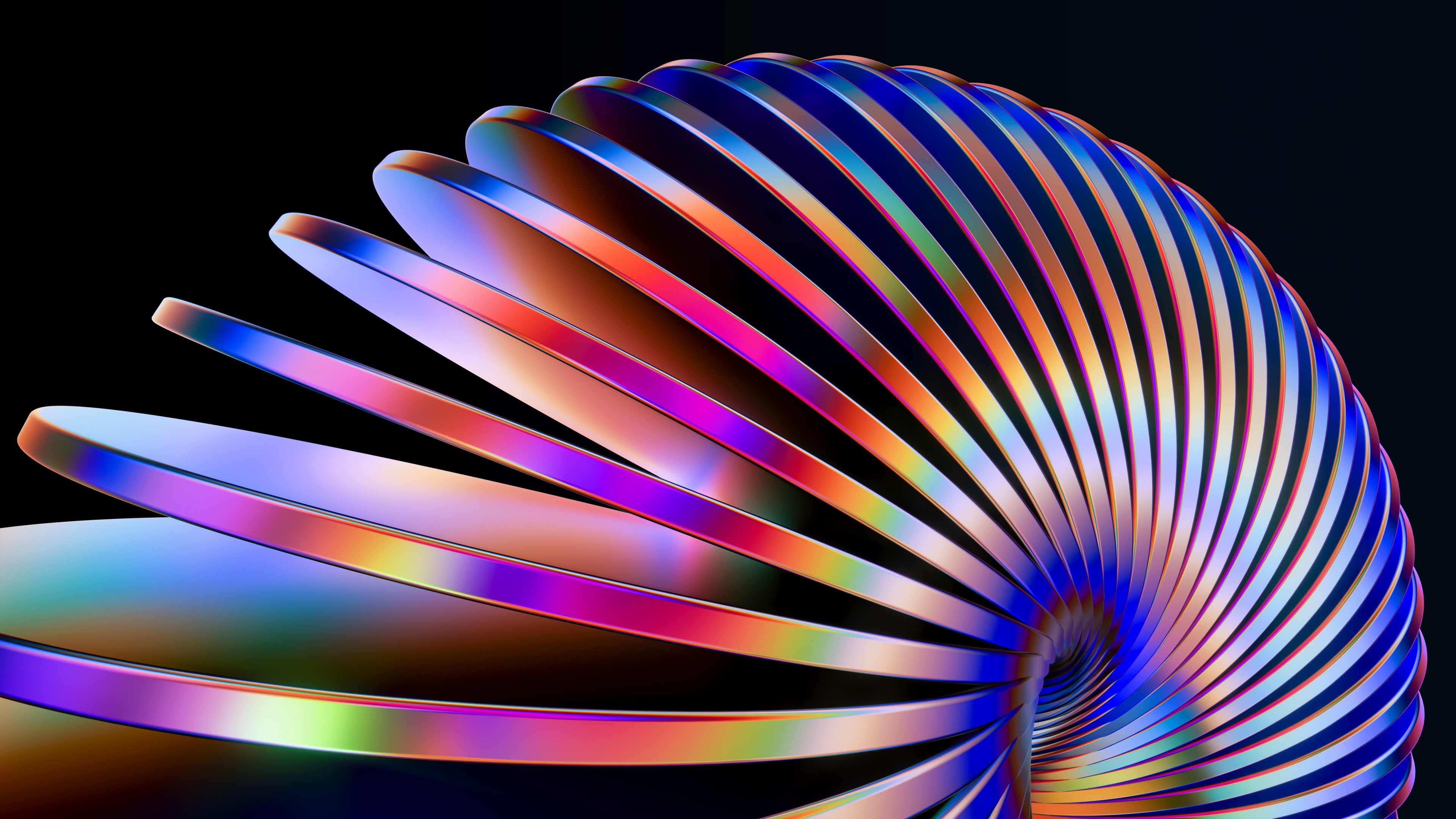 Slinky 3D Render Wallpaper