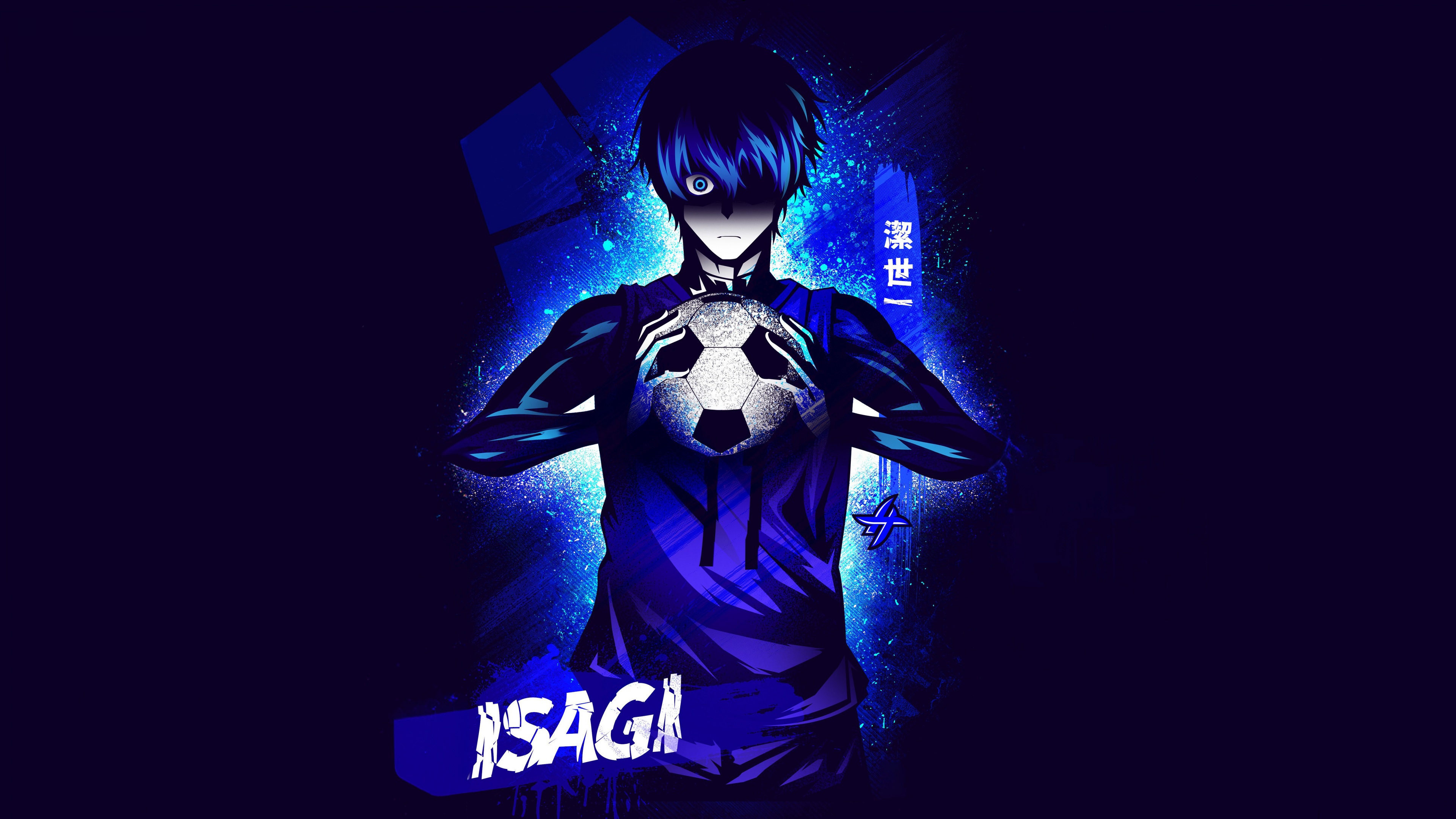 Yoichi Isagi Blue aesthetic Wallpaper