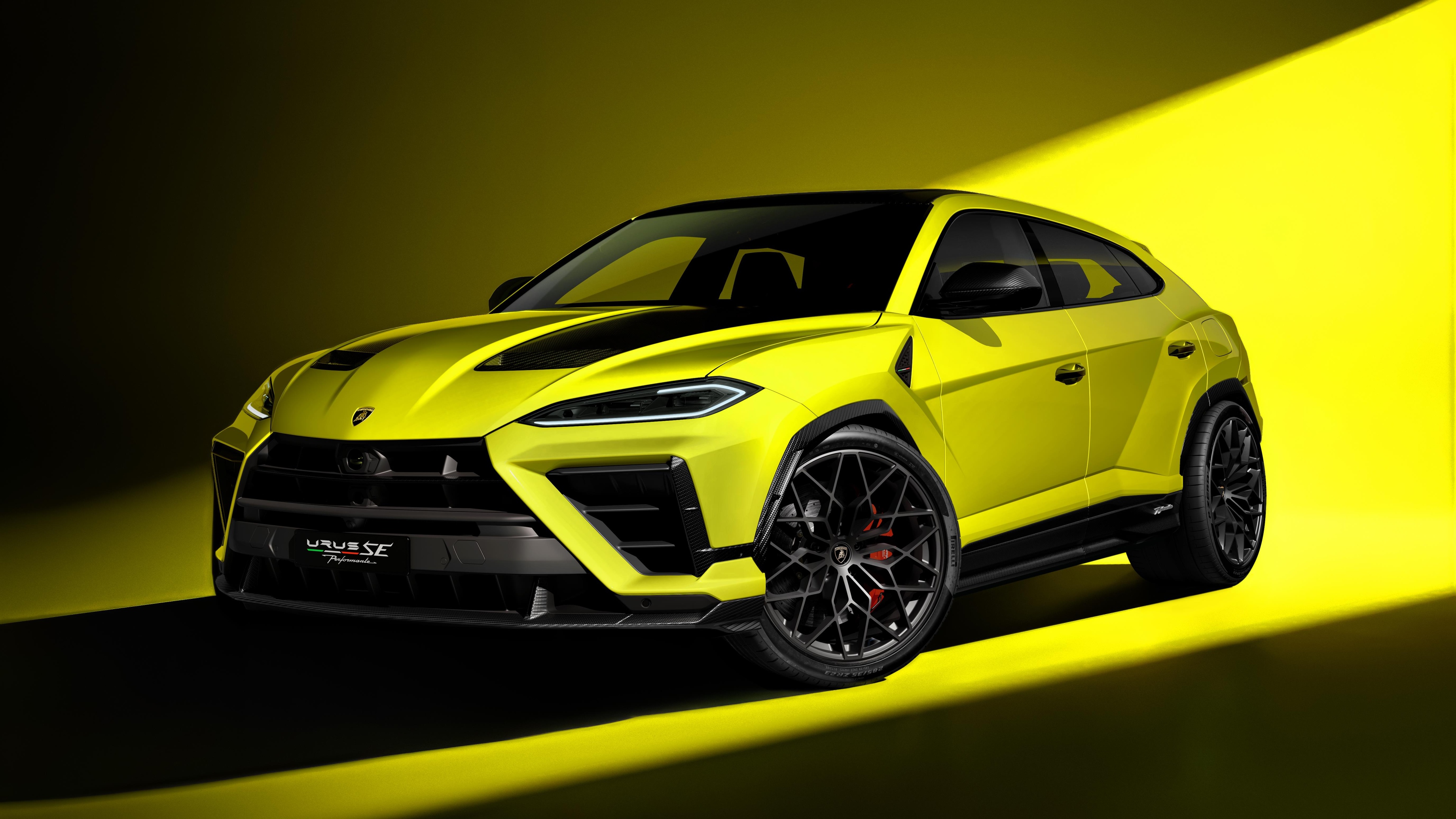 Lamborghini Urus SE Performante Yellow aesthetic Wallpaper